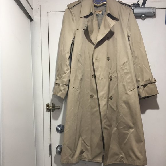 VINTAGE EATON DOUBLE BREAST TRENCH COATS SIZE 40 - Picture 4 of 13